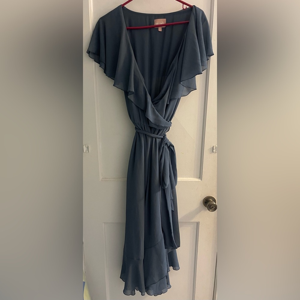 Show Me Your Mumu Jess Ruffle Midi Dress Size 3X